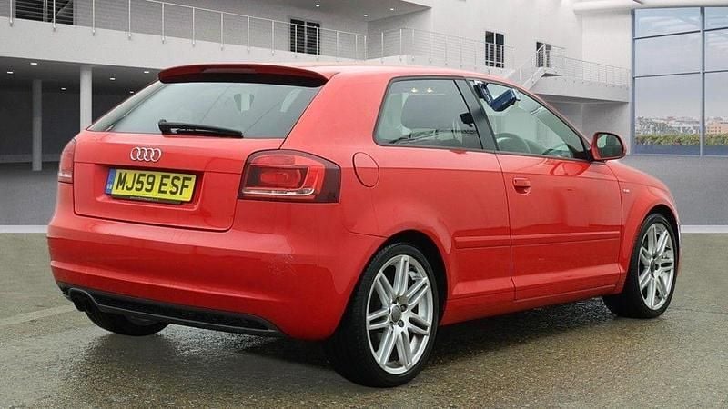 Used Audi A3 S-Line 2009 Red Hatchback