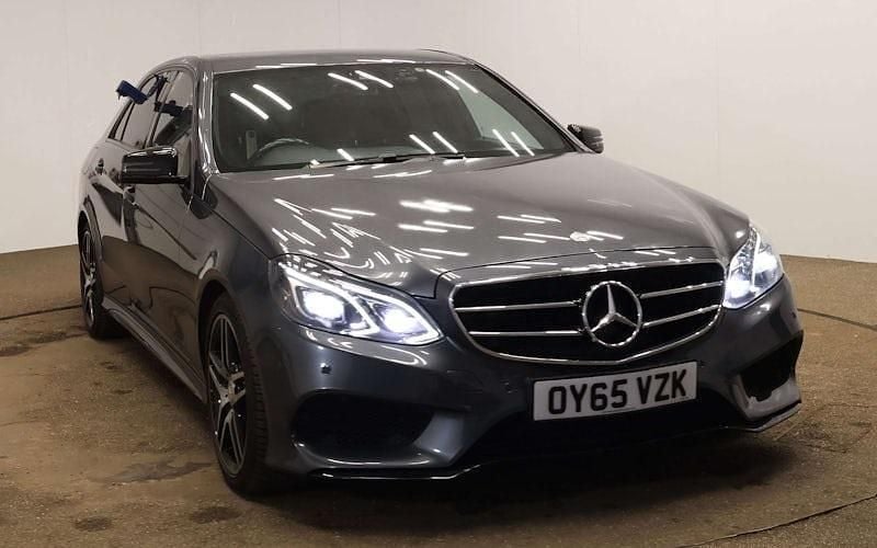 Used Mercedes E220 AMG 177 HP (130 kW) 2015 Grey Sedan