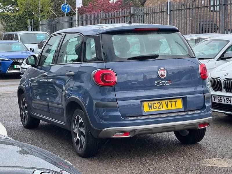 Used Fiat 500L Cross 95 HP (69 kW) 2021 Blue MPV