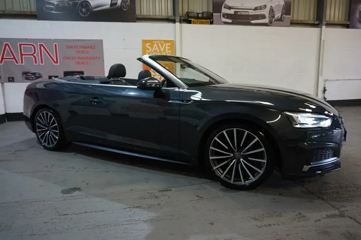 Używany Audi A5 Cabriolet S-Line 190 KM (139 kW) 2019 Szary Kabriolet
