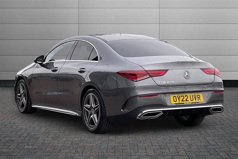 Used Mercedes CLA200 AMG Line Premium Plus 163 HP (119 kW) 2022 Mountain grey Sedan