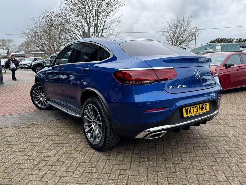 Used Mercedes GLC300e AMG Line Premium 2023 Blue Coupe