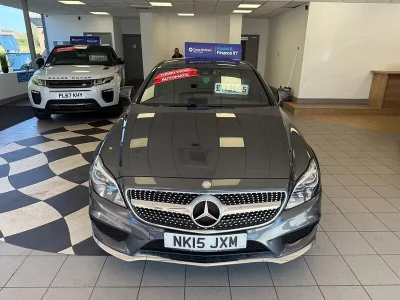 Used Mercedes CLS220 AMG line 174 HP (127 kW) 2015 Grey Coupe