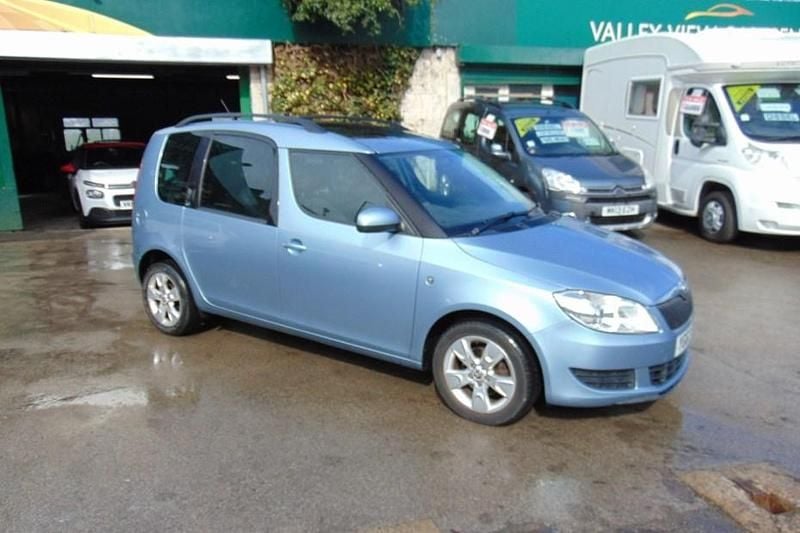 Used Skoda Roomster SE 105 HP (77 kW) 2013 Blue MPV