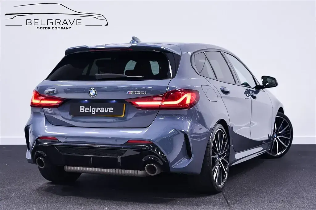 Used BMW M135 Comfort Edition 306 HP (225 kW) 2021 Grey Hatchback