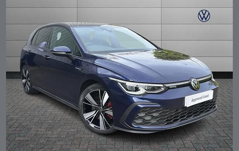 Used VW Golf VIII GTD 200 HP (147 kW) 2022 Blue Hatchback