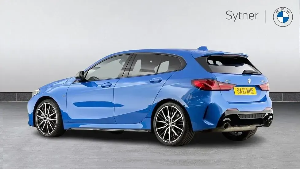 Used BMW M135 Shadowline 302 HP (222 kW) 2021 Blue Hatchback