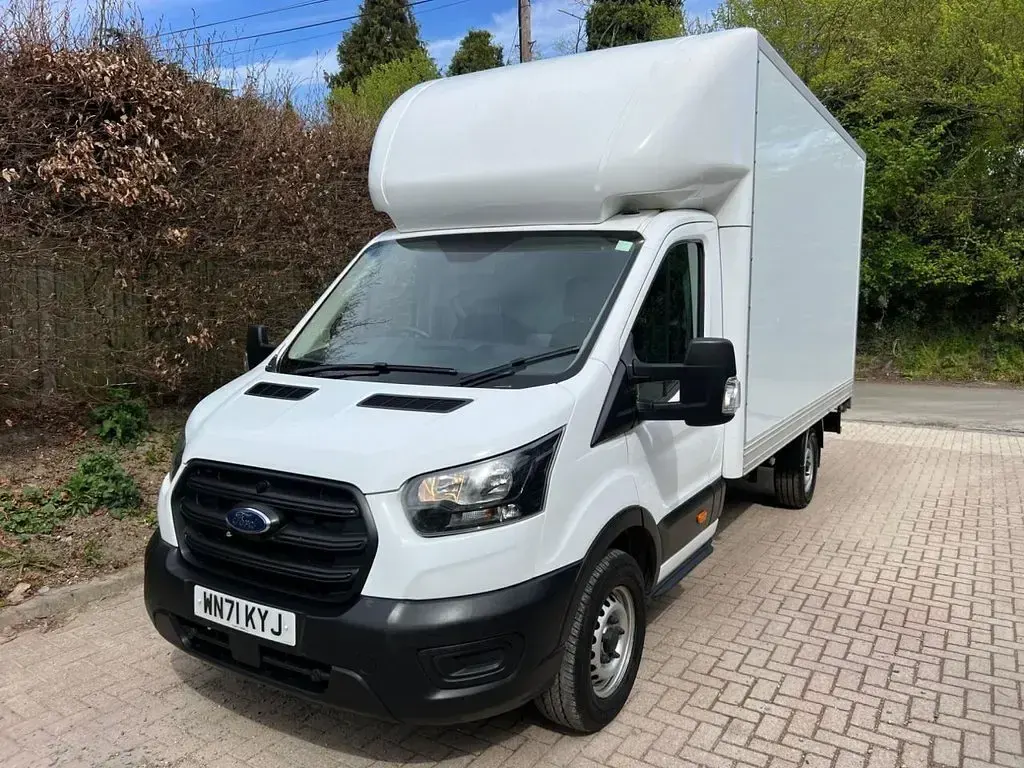 Used Ford Transit S 130 HP (95 kW) 2021 White Cabriolet