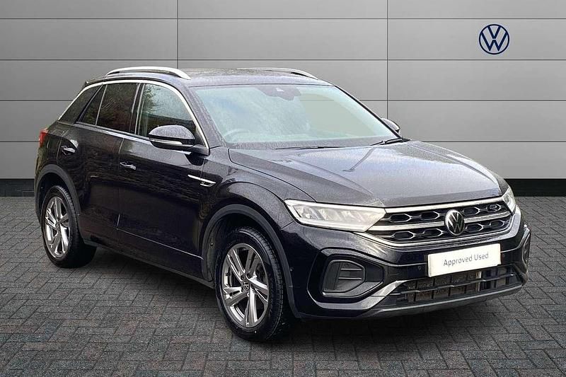 Black Used 2023 VW T-Roc R-line SUV | £20,897 (Fair price) - Image 1/4