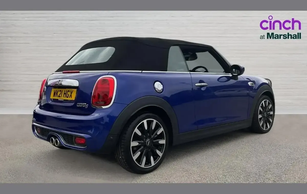 Used Mini Cooper S Cabriolet Exclusive 192 HP (141 kW) 2021 Blue Cabriolet