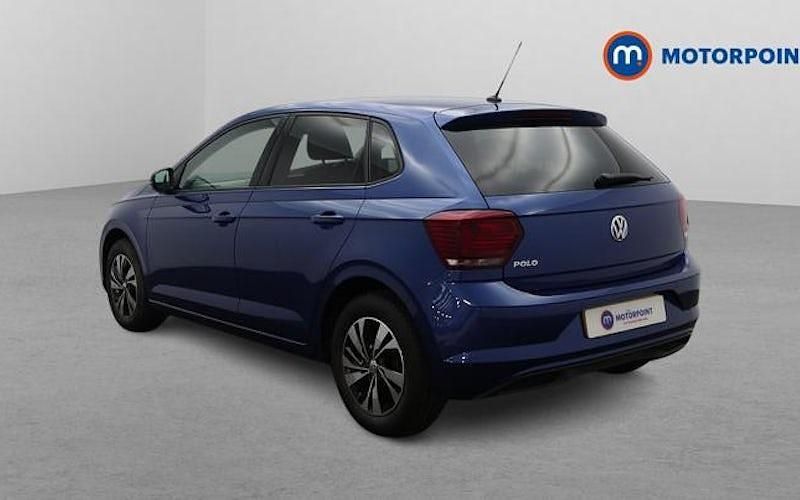 Used VW Polo Match 95 HP (69 kW) 2020 Blue Hatchback