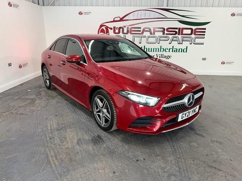 Red Used 2021 Mercedes A250 AMG line Sedan | £15,999 (Fair price) - Image 1/4