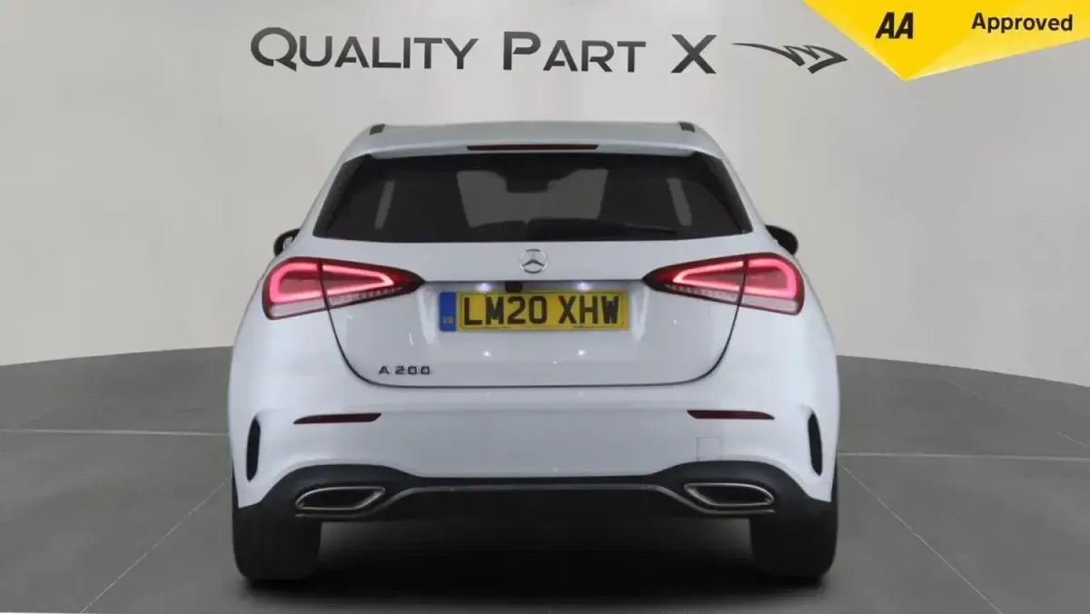 Used Mercedes A200 AMG line 2020 White Hatchback
