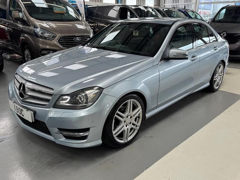 Used Mercedes C220 AMG 2013 Silver Sedan