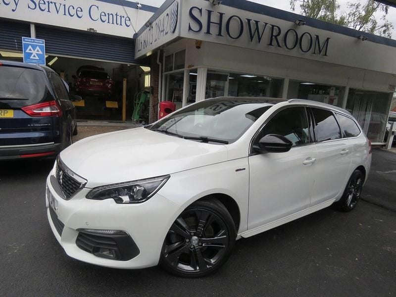 White Used 2017 Peugeot 308 GT-line Estate | £7,289 (Fair price) - Image 1/3