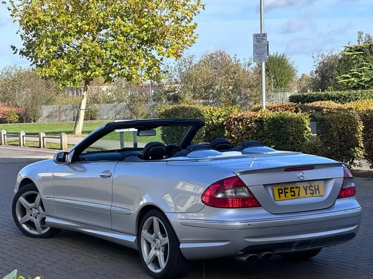Used Mercedes CLK280 2007 Silver Cabriolet