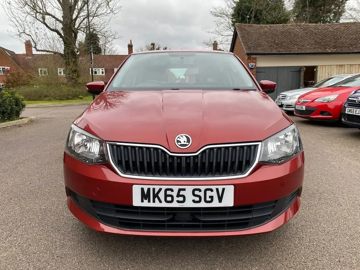 Used Skoda Fabia SE 110 HP (80 kW) 2015 Red Hatchback