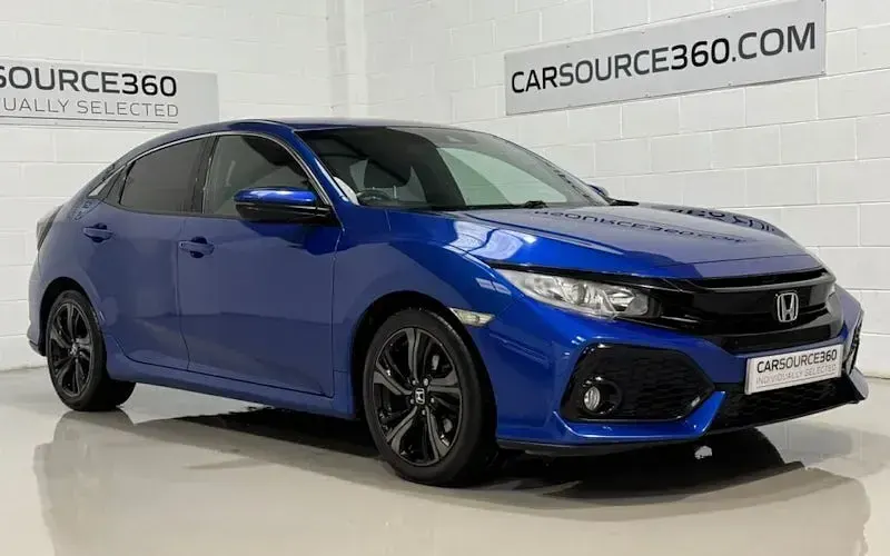 Used Honda Civic SR 129 HP (94 kW) 2017 Blue Hatchback