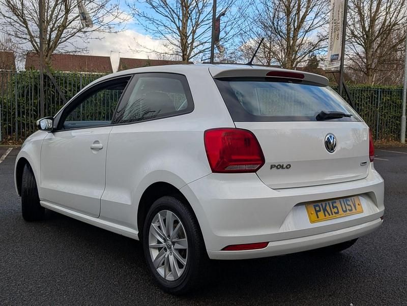 Used VW Polo SE 75 HP (55 kW) 2015 White Hatchback
