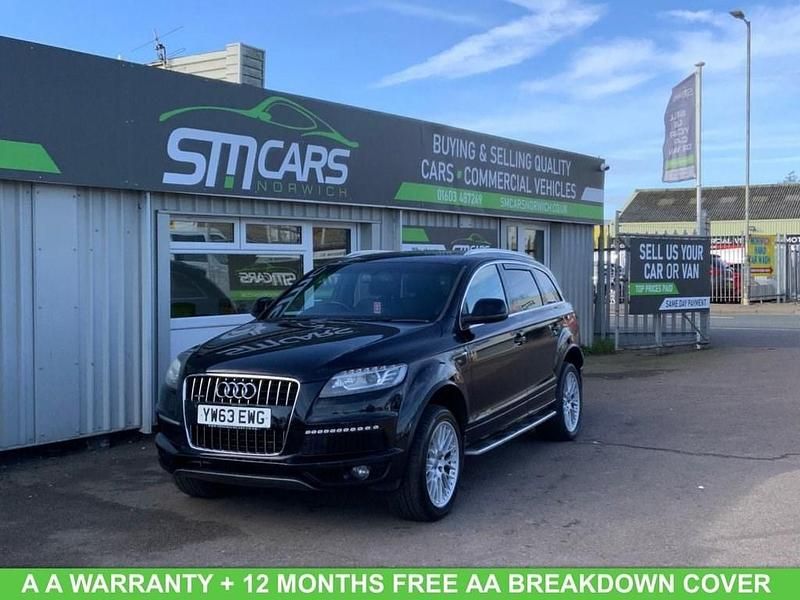 Used Audi Q7 S-Line 245 HP (180 kW) 2013 Black SUV
