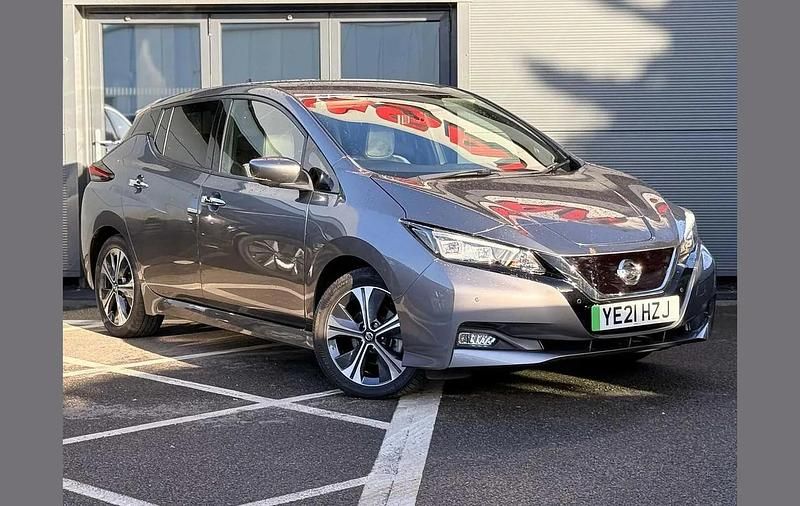 Grey Used 2021 Nissan Leaf Tekna Hatchback | £9,799 (Fair price) - Image 1/4
