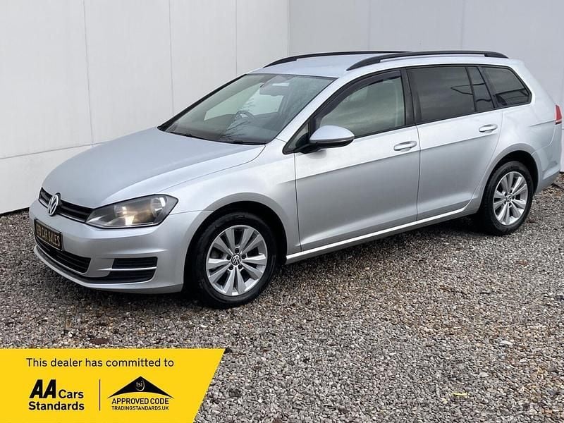 Silver Used 2014 VW Golf VII SE Estate | £5,995 (Fair price) - Image 1/3