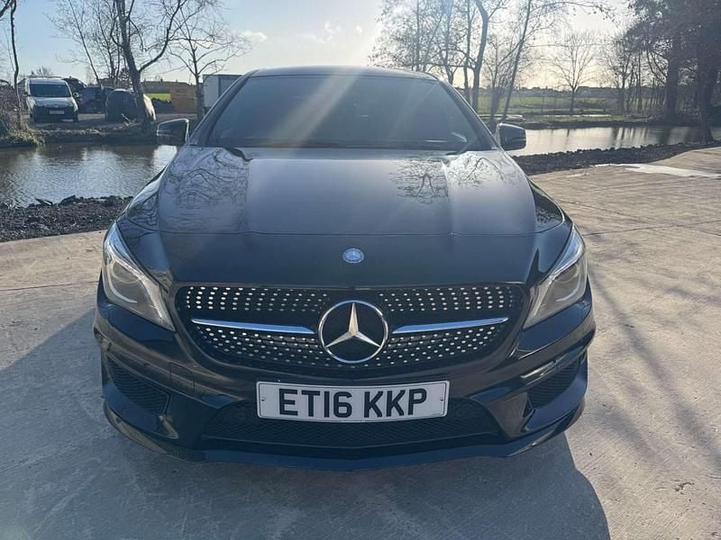 Used Mercedes CLA220 AMG line 177 HP (130 kW) 2016 Black Sedan