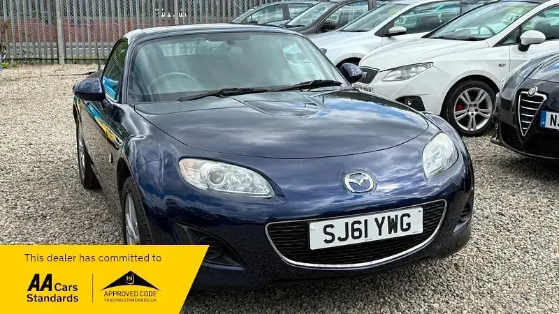 Used Mazda MX5 126 HP (92 kW) 2012 Blue Cabriolet