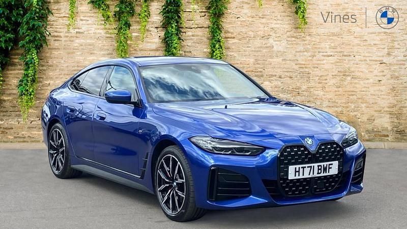 Blue Used 2021 BMW 420 Gran Coupé M Sport Coupe | £28,995 (Fair price) - Image 1/4
