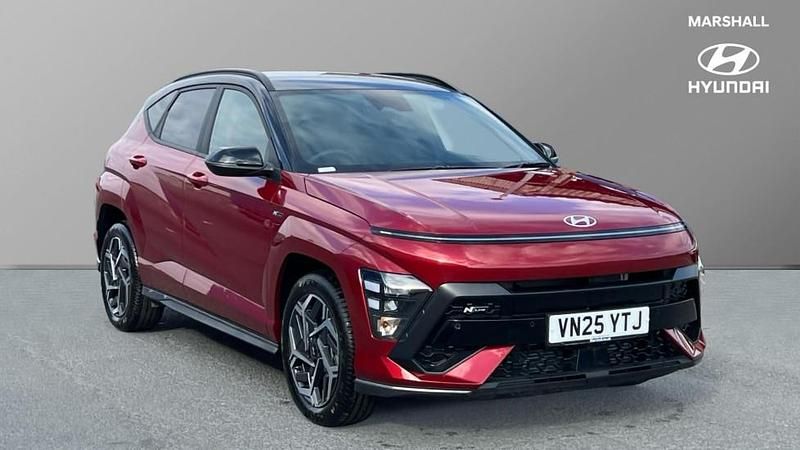 Ultimate red New 2025 Hyundai Kona N Line SUV | £26,155 (Super price) - Image 1/1