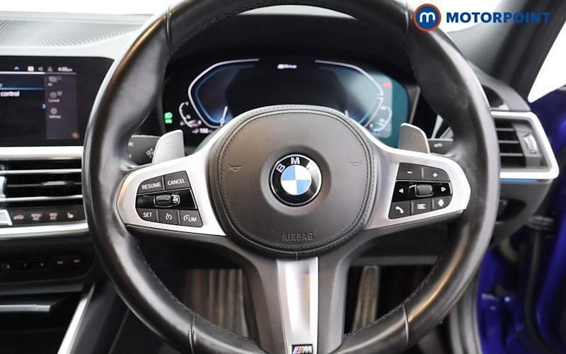 Blue Used 2021 BMW 330e M Sport Sedan | £20,499 (Good price) - Image 1/4