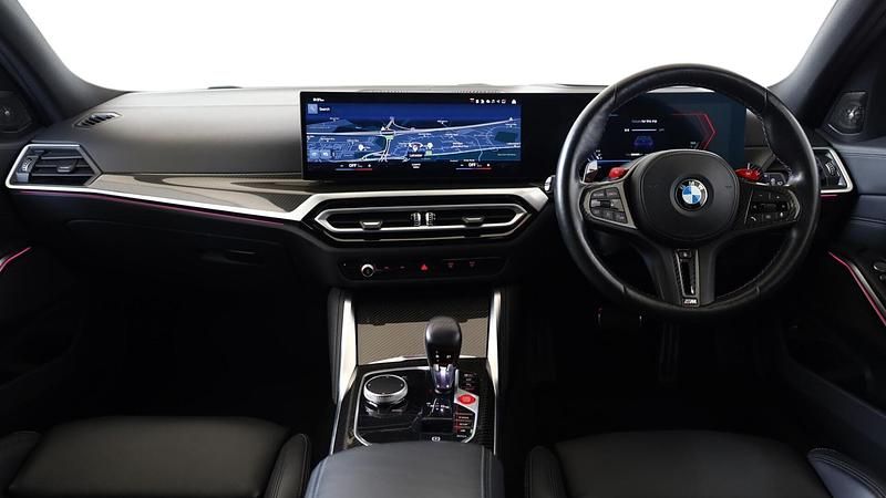 Begagnad BMW M3 Competition Edition 503 HK (369 kW) 2023 Blå Kombi