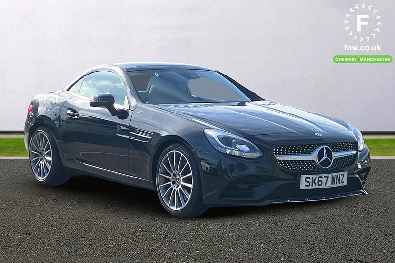 Black Used 2017 Mercedes SLC200 AMG line Cabriolet | £17,199 (Fair price) - Image 1/3