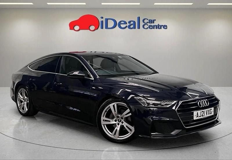 Blue Used 2021 Audi A7 Sportback S-Line Hatchback | £24,990 (Super price) - Image 1/4