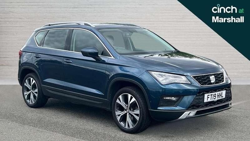 Blue Used 2019 Seat Ateca SE Technology SUV | £12,093 (Fair price) - Image 1/4