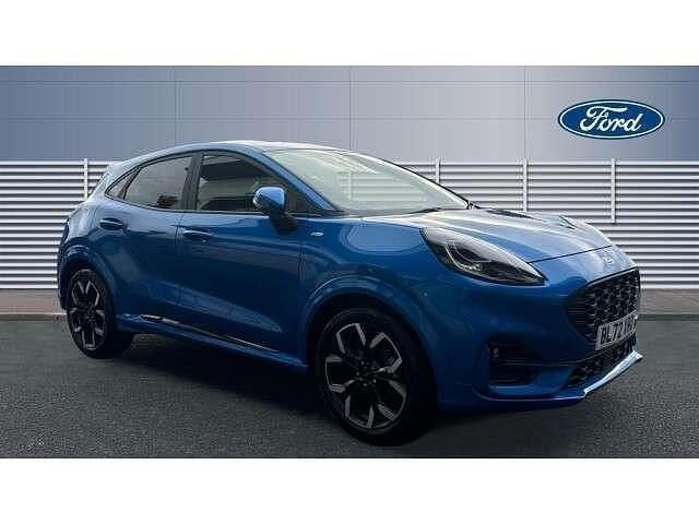 Blue Used 2022 Ford Puma ST-Line X SUV | £16,400 - Image 1/4
