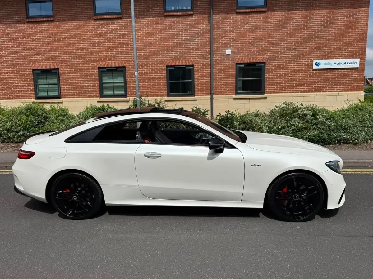 Used Mercedes E53 AMG Premium Plus 450 HP (330 kW) 2018 White Coupe