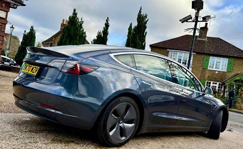 Used Tesla Model 3 Long Range AWD 366 kW (498 HP) 2020 Grey Sedan