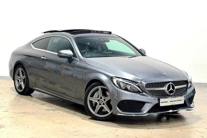 Grey Used 2017 Mercedes C250 AMG Line Premium Plus Coupe | £19,350 (A bit pricey) - Image 1/3