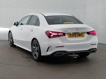 Used Mercedes A250 AMG line 224 HP (164 kW) 2019 White Sedan