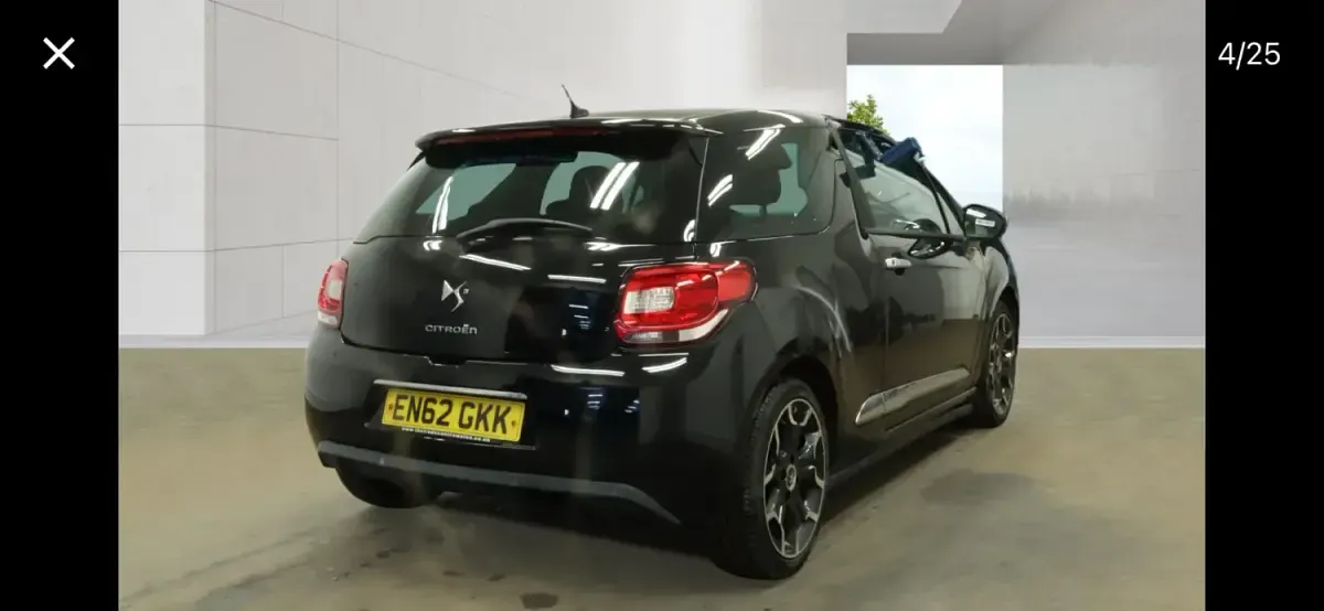 Usado Citroën DS3 155 CV (114 kW) 2013 Negro Utilitario