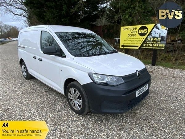 White Used 2021 VW Caddy Maxi S MPV | £16,380 (Fair price) - Image 1/1