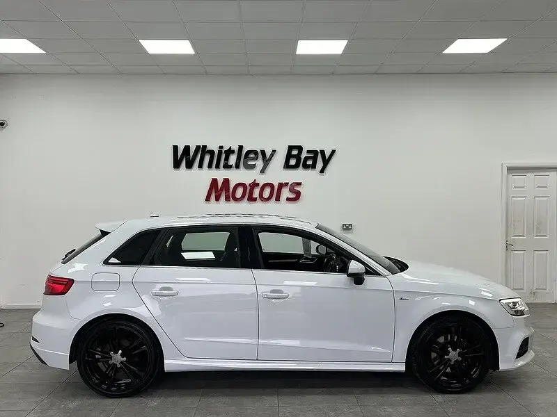 Used Audi A3 S-Line 190 HP (139 kW) 2018 White Sedan
