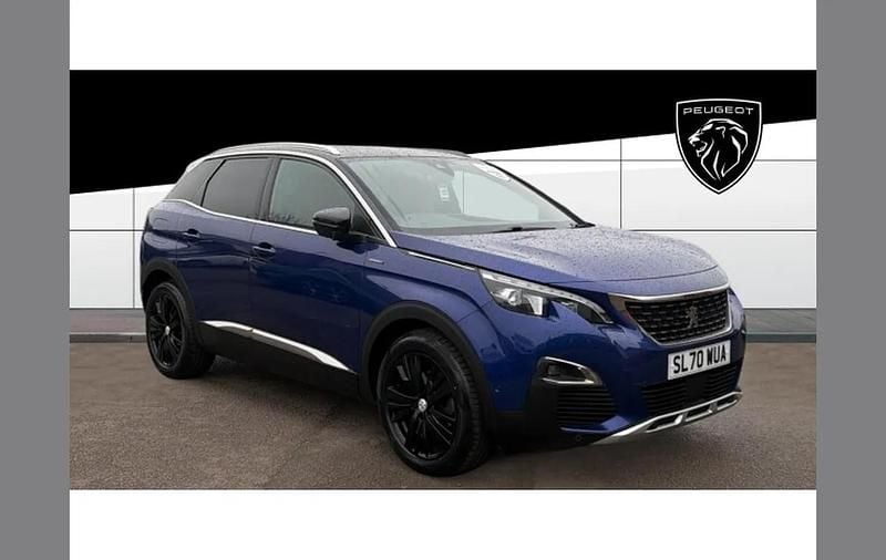 Used Peugeot 3008 GT-line 131 HP (96 kW) 2020 Blue SUV