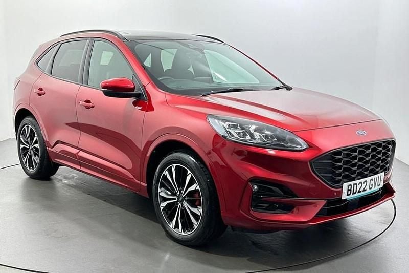 Red Used 2022 Ford Kuga ST-Line X SUV | £16,497 (Fair price) - Image 1/1