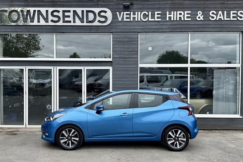 Used Nissan Micra Acenta Limited Edition 90 HP (66 kW) 2018 Blue Hatchback