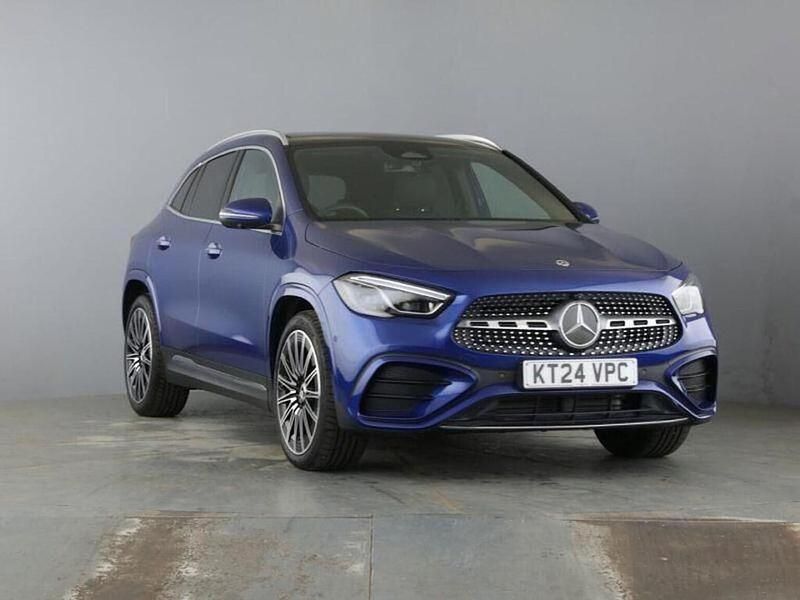 Blue Used 2024 Mercedes GLA220 AMG Line Premium Plus SUV | £39,849 - Image 1/2