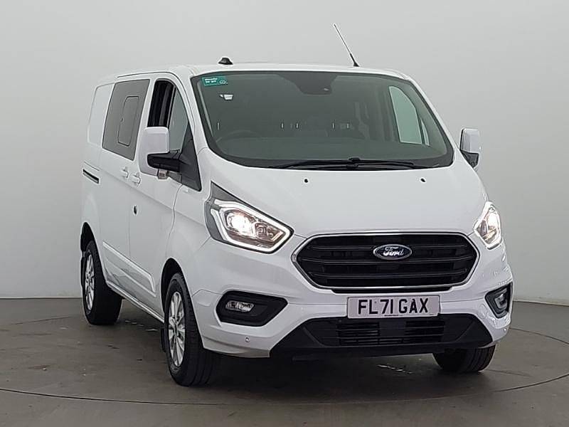 White Used 2021 Ford Transit Custom Limited Van | £18,998 (Expensive) - Image 1/4