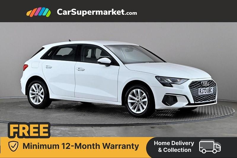 White Used 2023 Audi A3 Hatchback | £18,697 (Good price) - Image 1/4