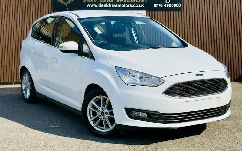 Used Ford C-MAX Zetec 120 HP (88 kW) 2018 White MPV